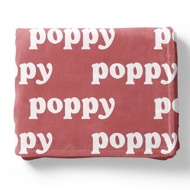 Rose Garden Personalized Color Blanket