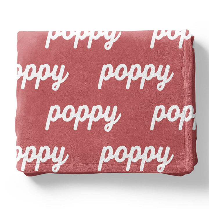 Rose Garden Personalized Color Blanket