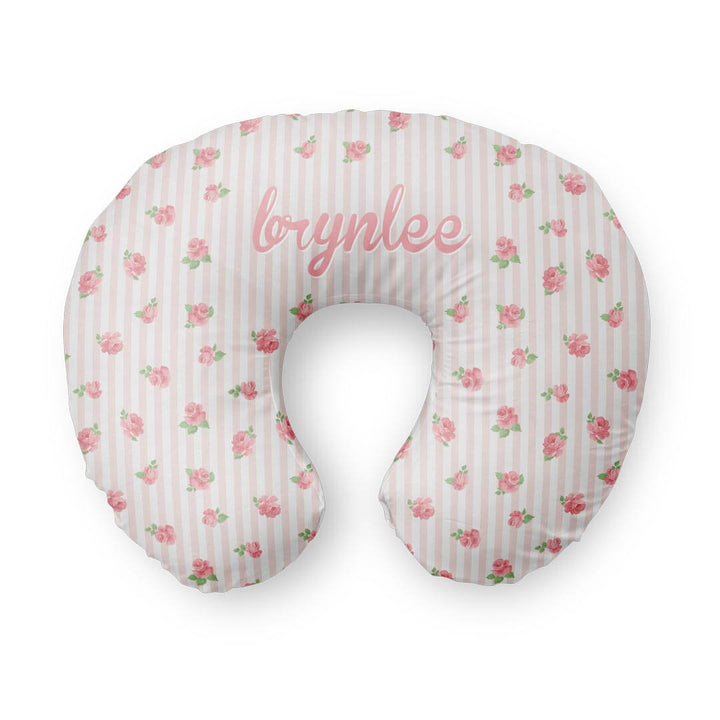 rosy & cozy personalized nursing pillow cover