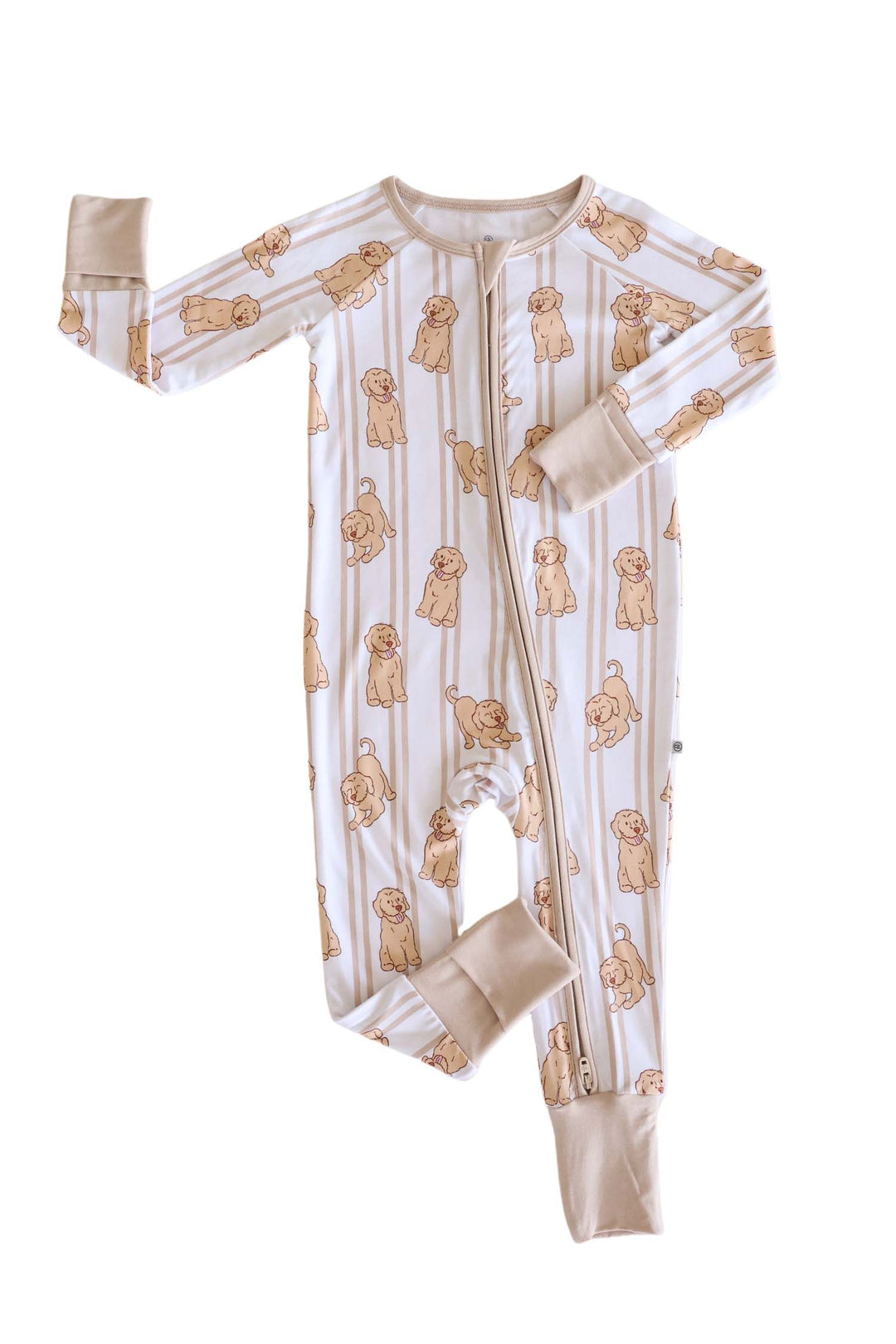 caden lane ruff life zip romper for babies – lab design