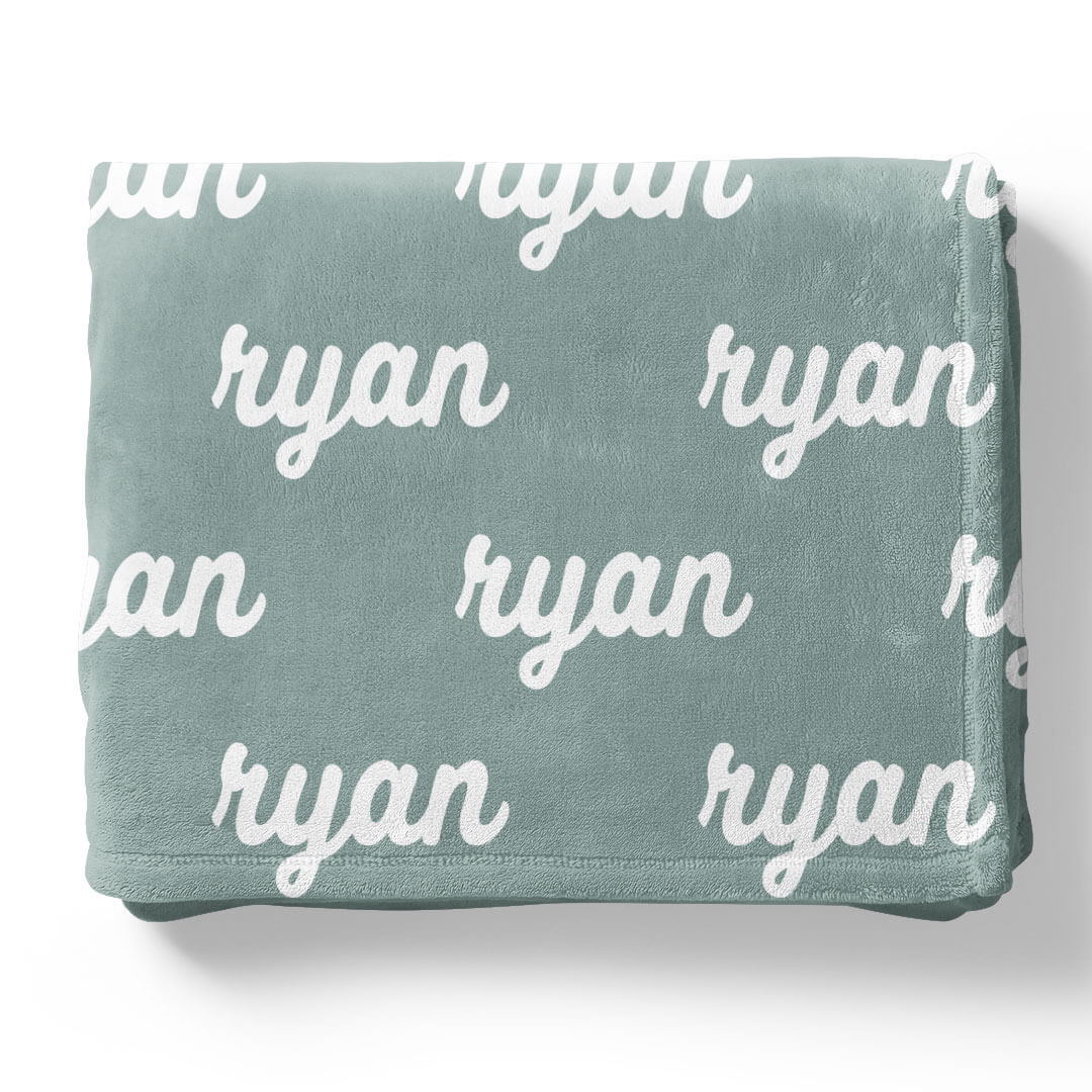 Candy Apple Personalized Color Blanket
