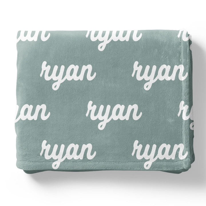 Candy Apple Personalized Color Blanket