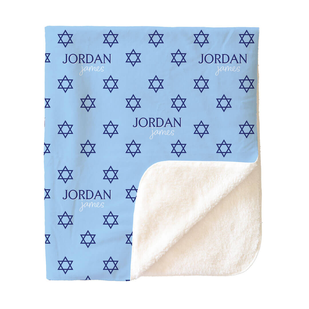 Shalom Snuggles Personalized Kids Blanket