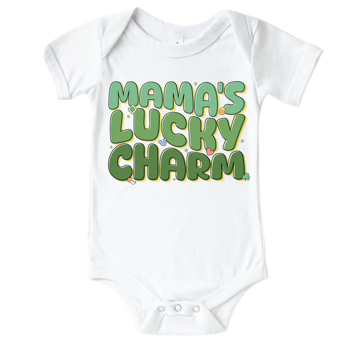 mama's lucky charm graphic bodysuit 