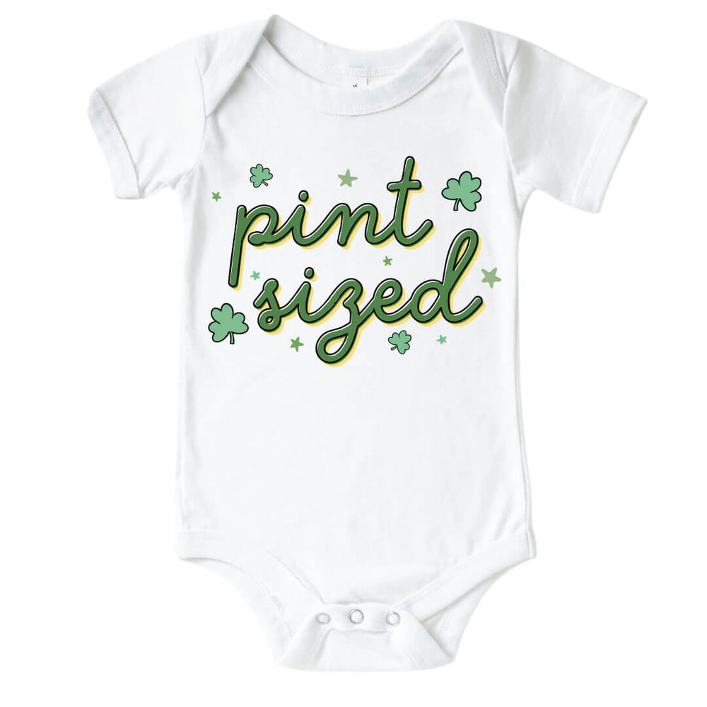 pint sized graphic bodysuit 