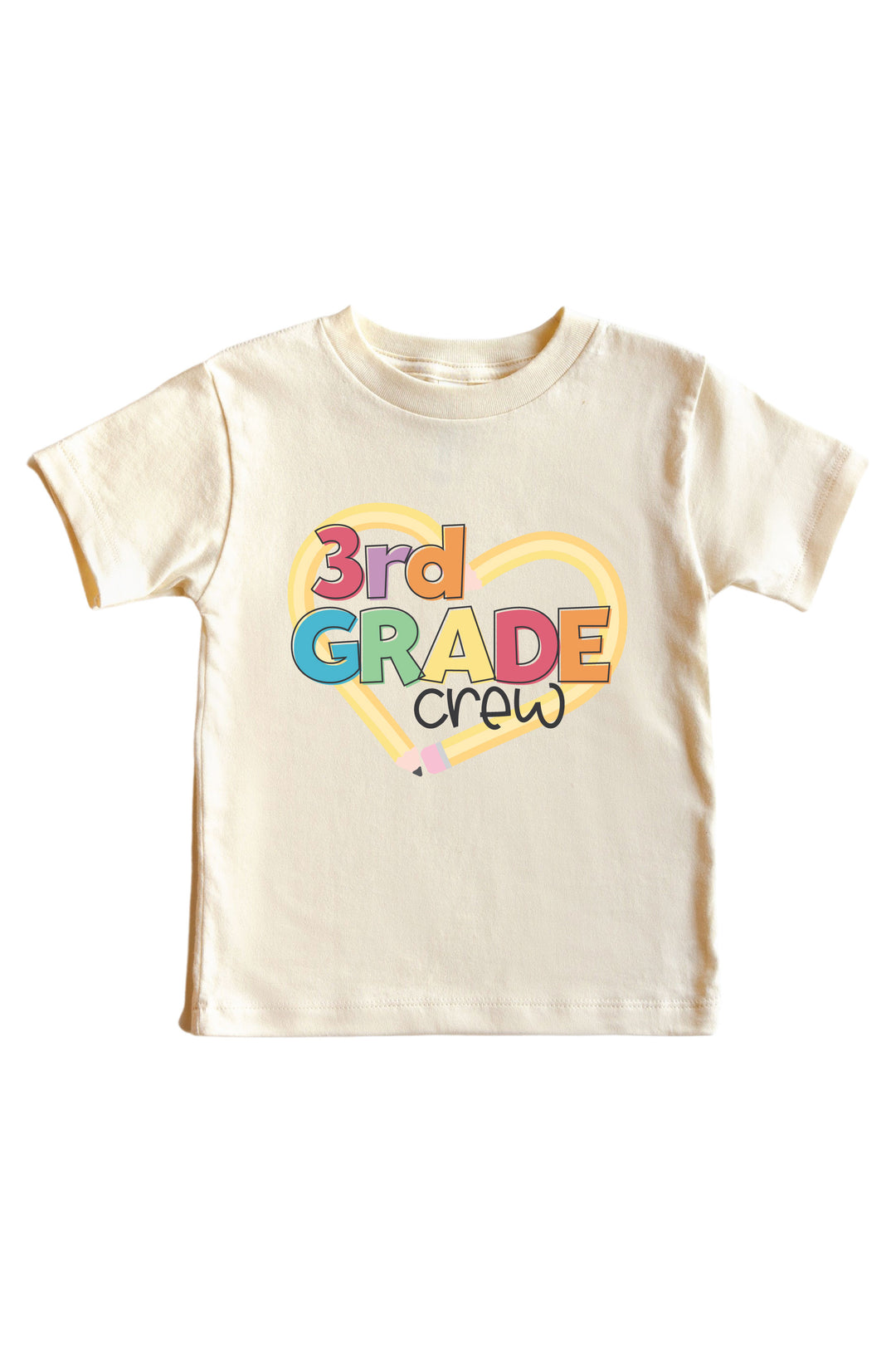 3rd grade crew graphic tee for kids 