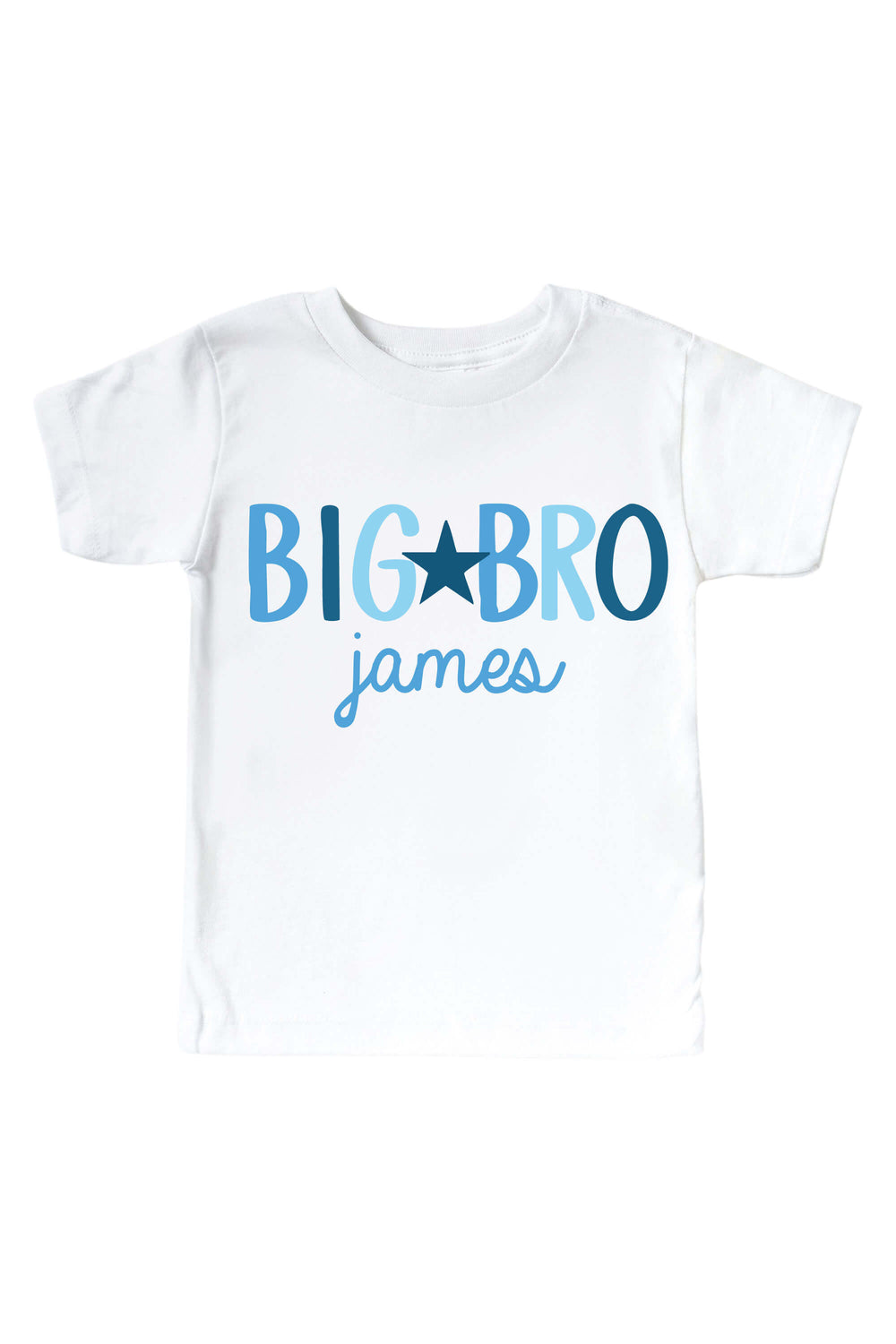 big bro personalized graphic tee for boys 