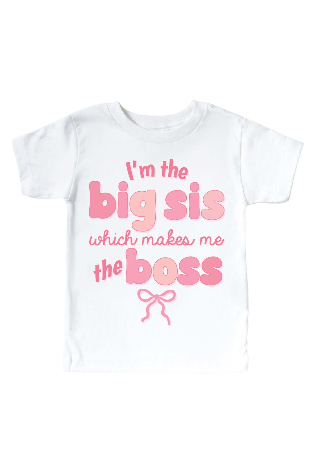 big sis is the boss graphic tee 