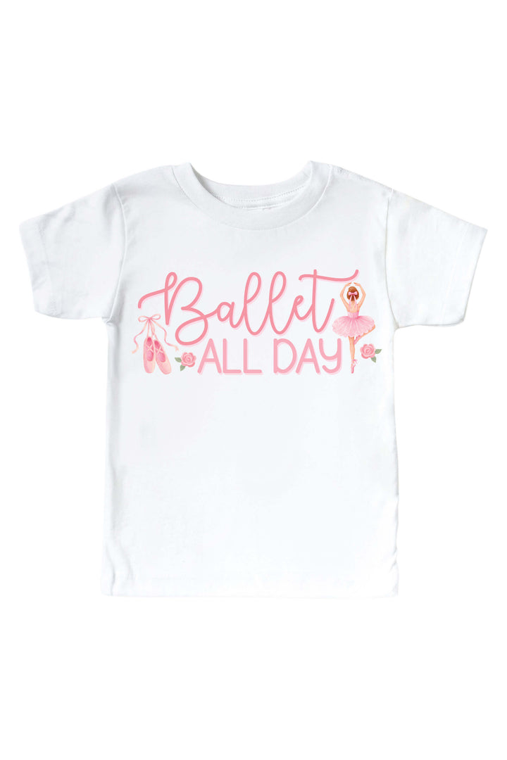 ballet all day graphic tee