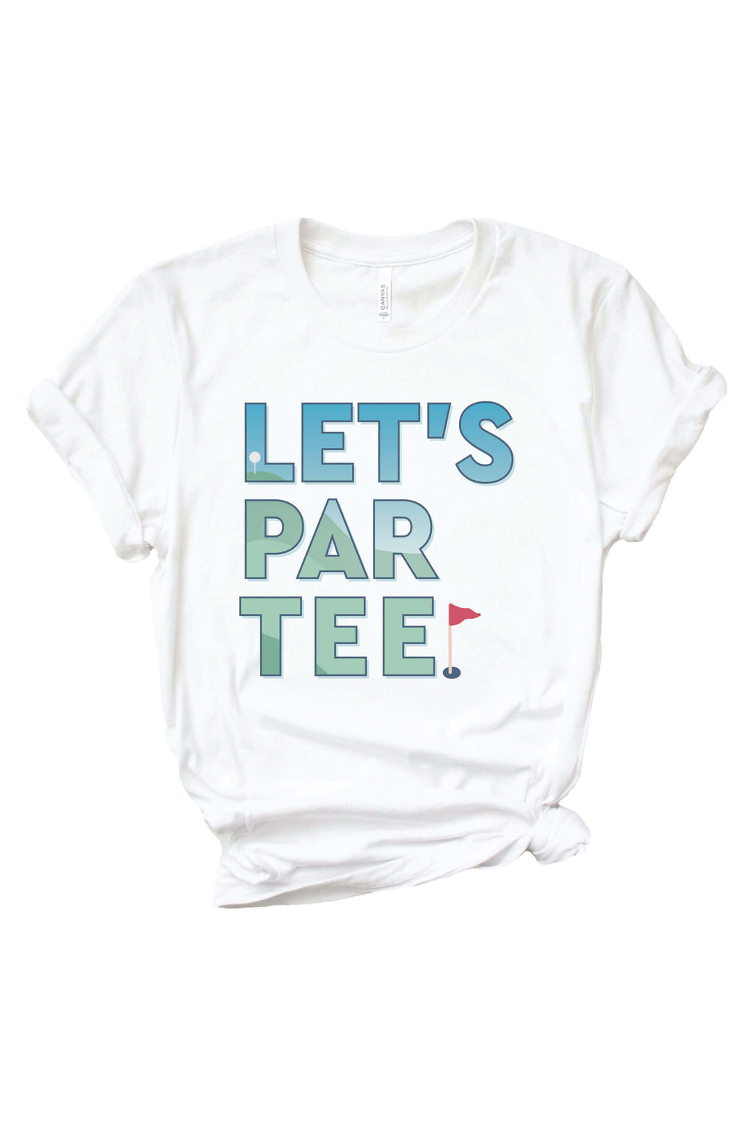 let's par tee adult graphic tee