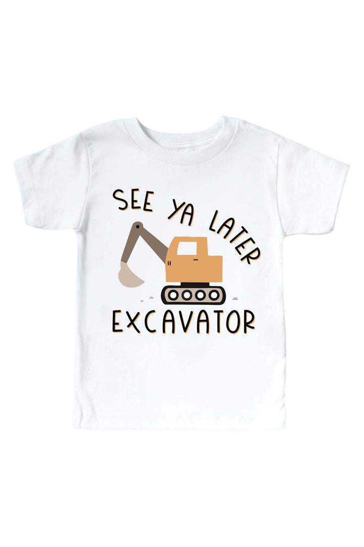 see la later excavator graphic tee