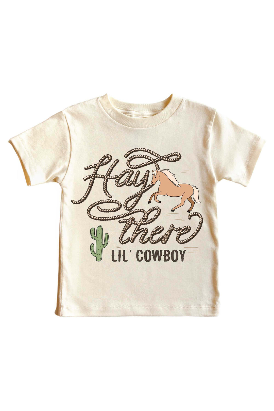 hay there lil cowboy graphic tee for boys 