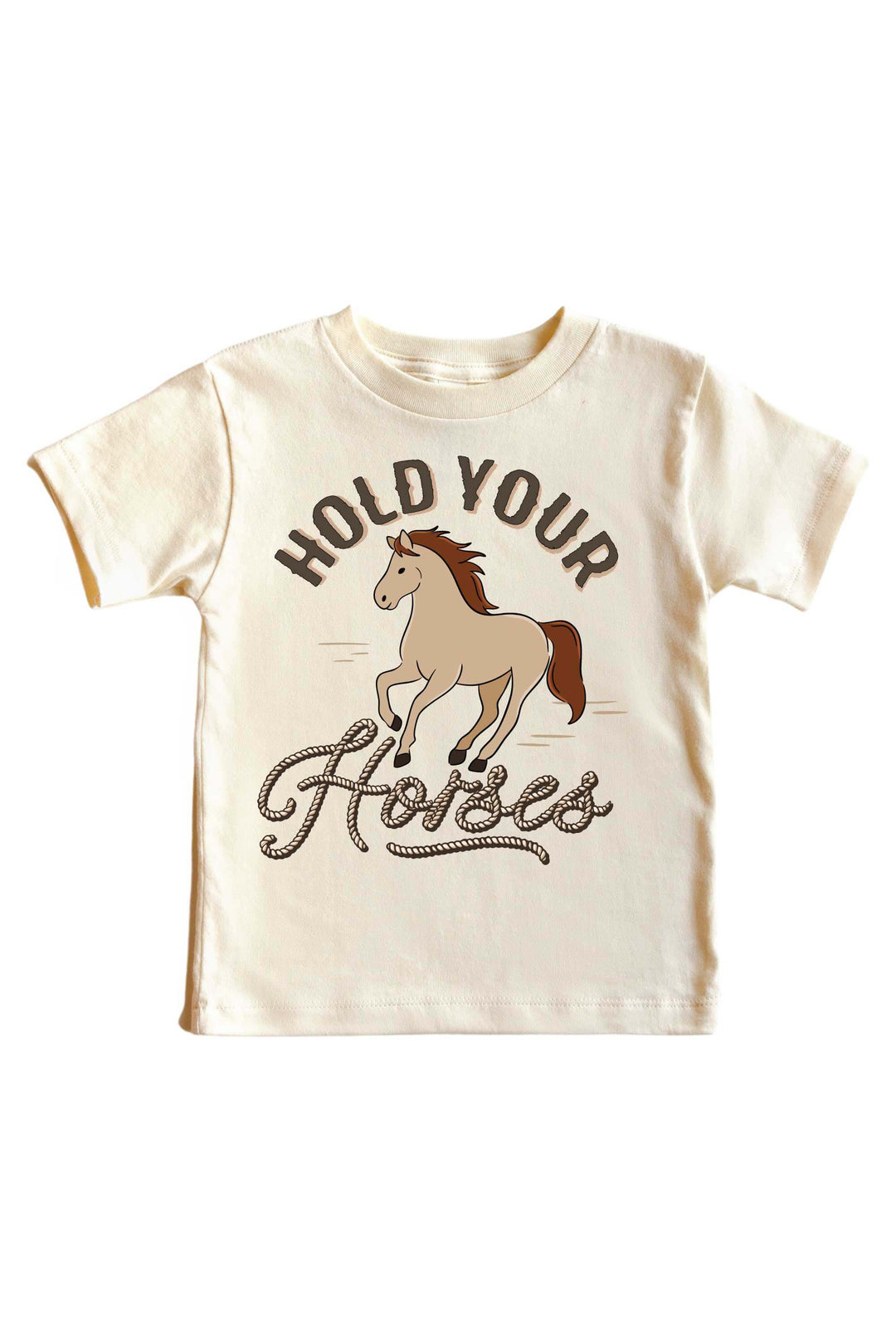 hold your horses graphic tee for boys 