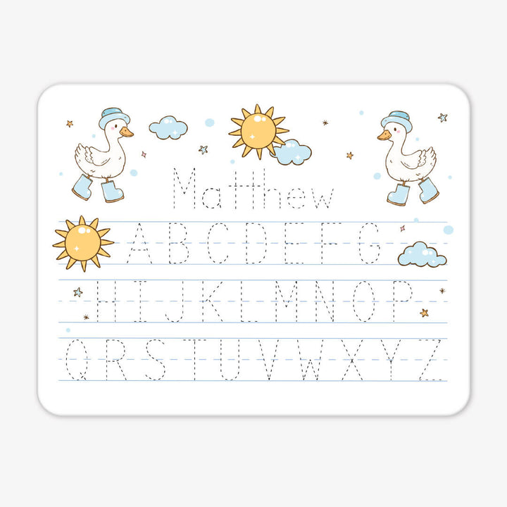 silly goose personalized whiteboard for boys 