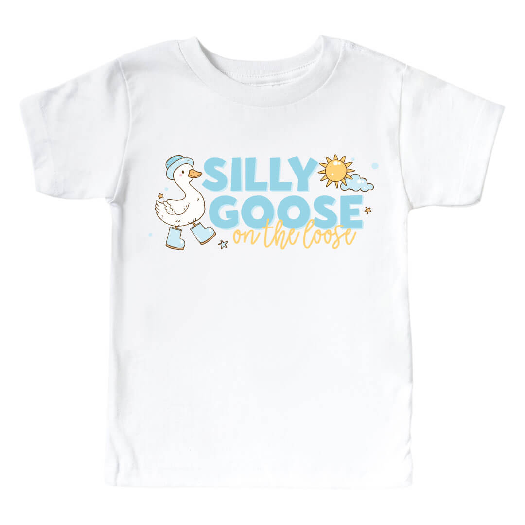silly goose on the goose boys graphic tee