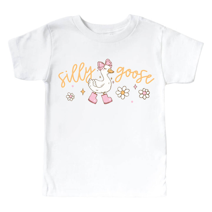 silly goose graphic tee for girls 
