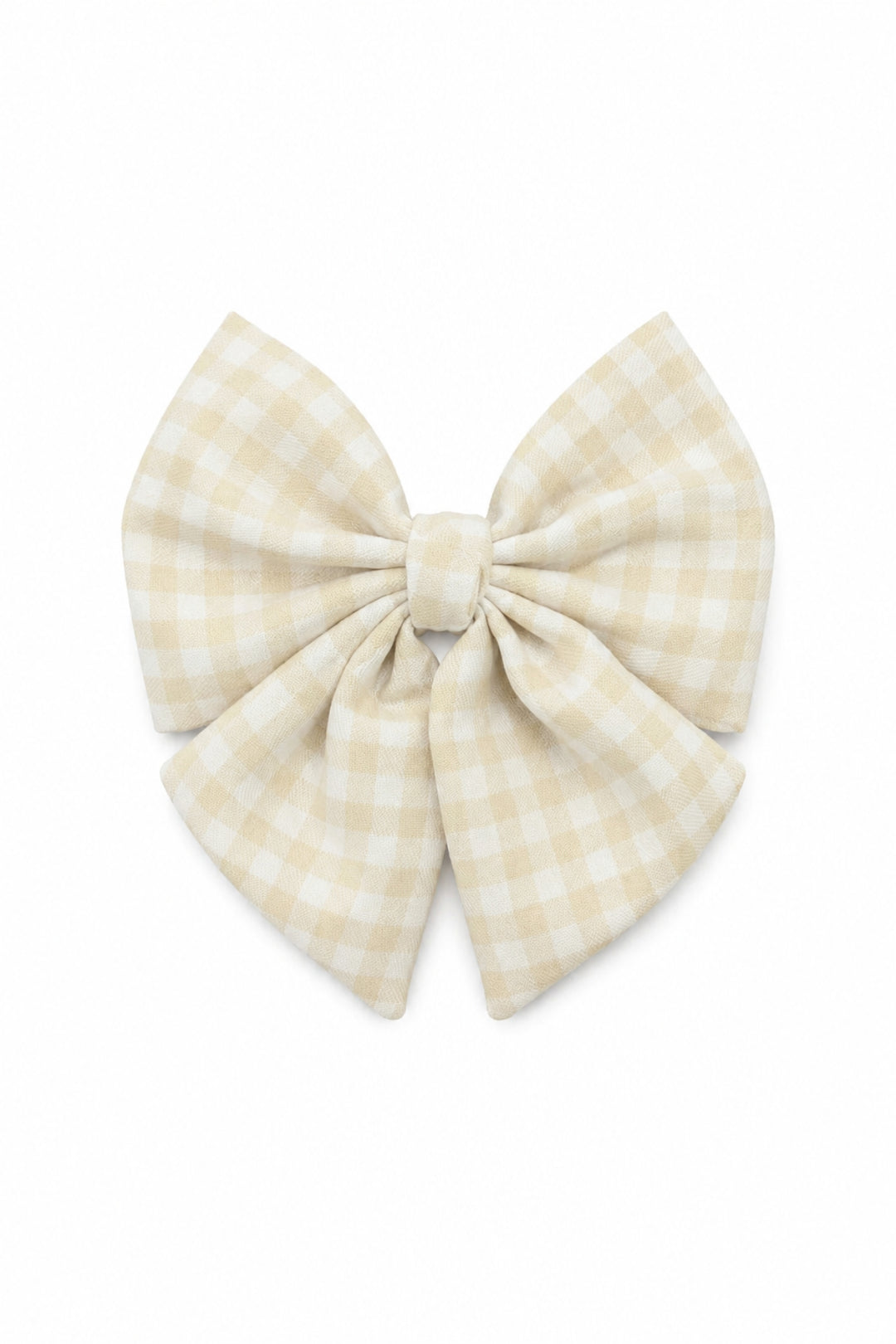 Pet Bow | Snickerdoodle Gingham