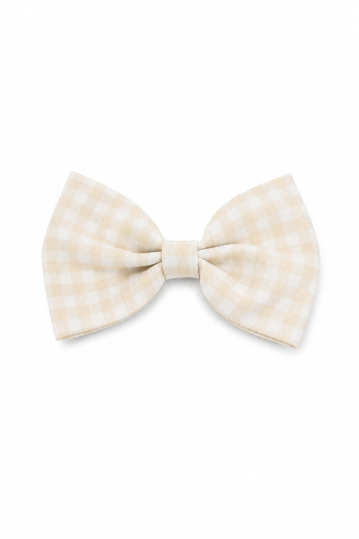 Pet Bow Tie | Snickerdoodle Gingham