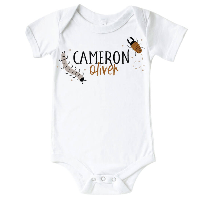 bug personalized graphic tee for babies 