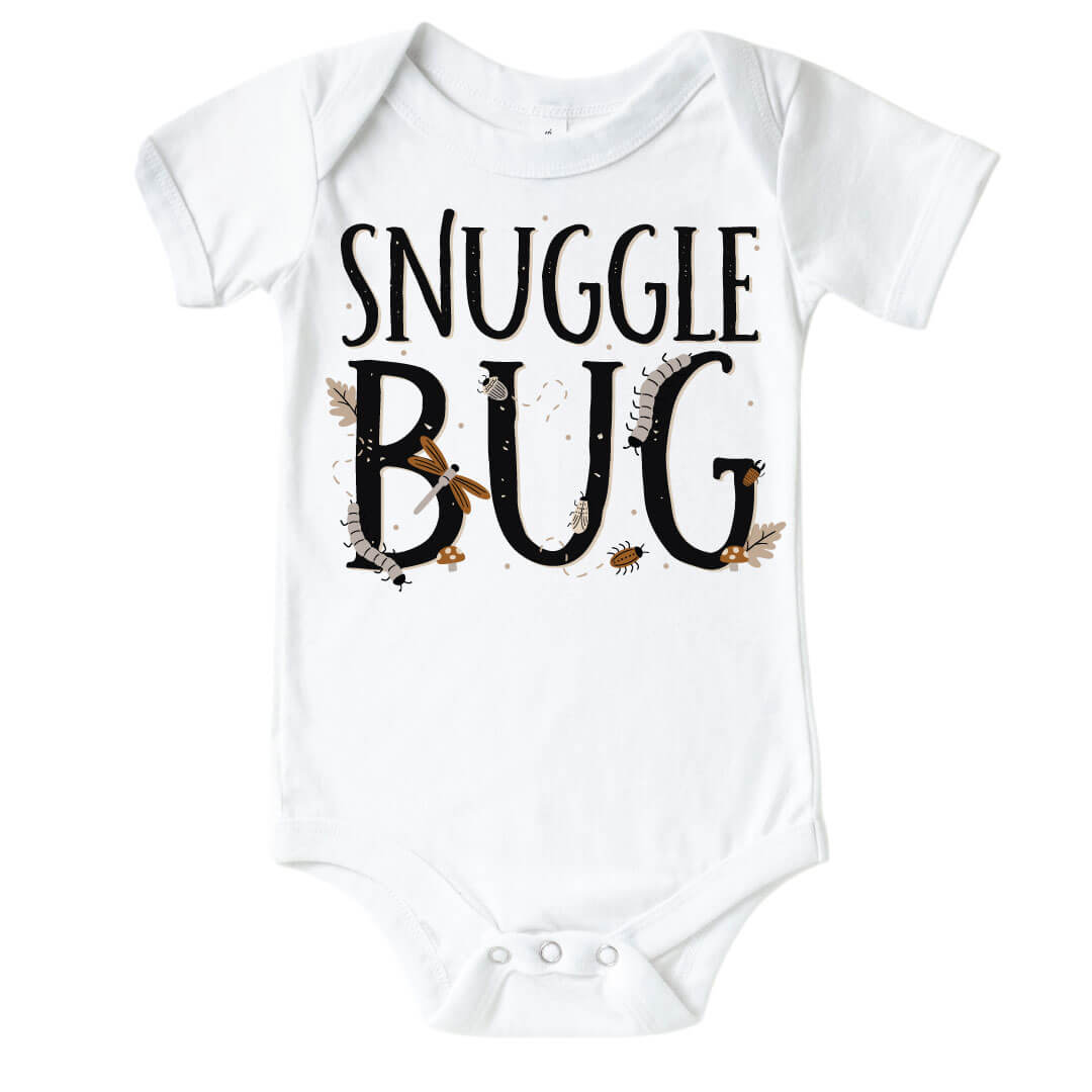 snuggle bug graphic bodysuit for babies 