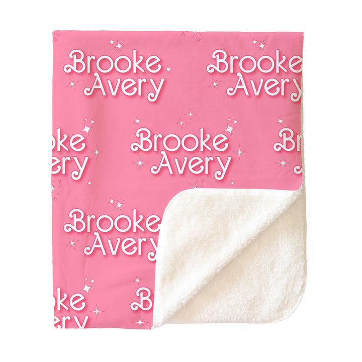 Sparkle Girl | Personalized Kids Blanket