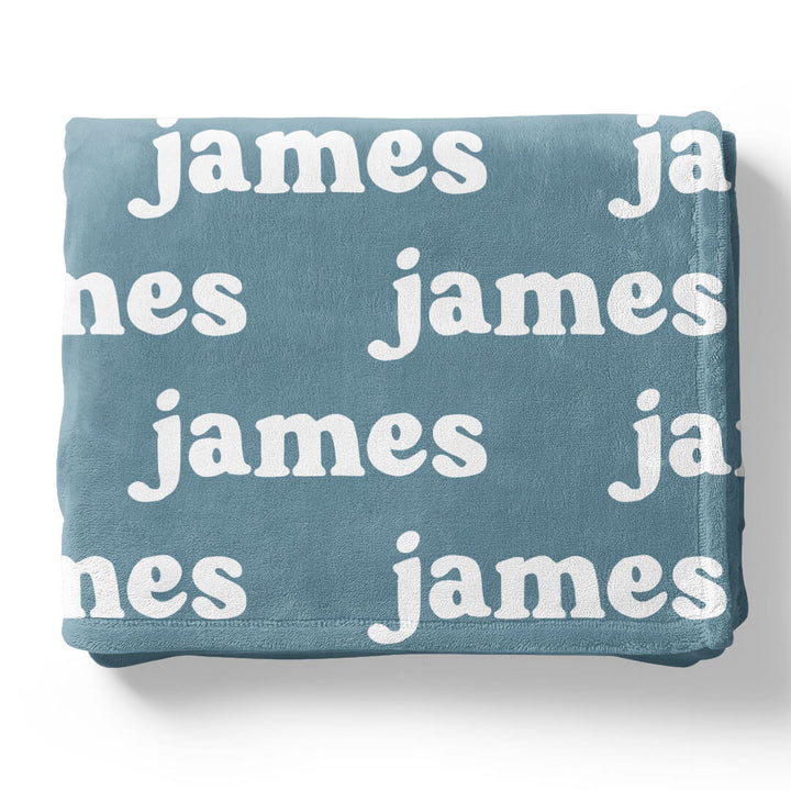 Seafoam Personalized Color Blanket