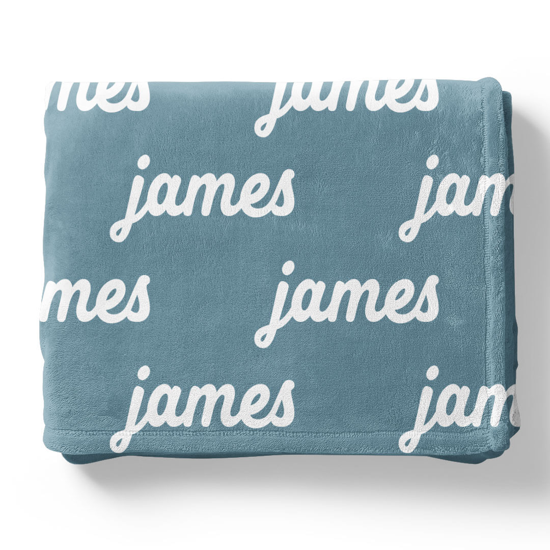 Seafoam Personalized Color Blanket