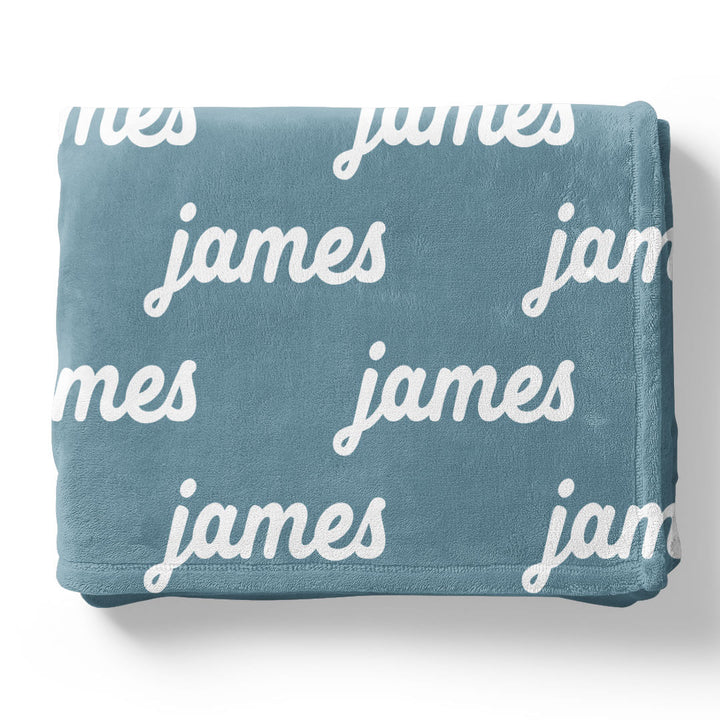 Seafoam Personalized Color Blanket