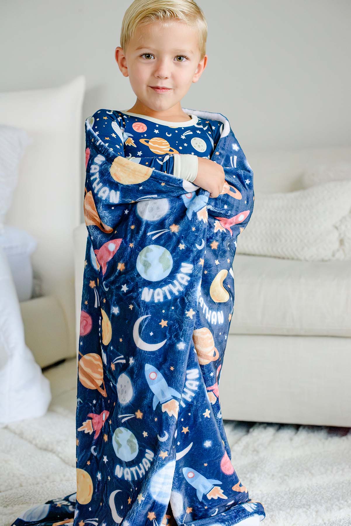 Personalized Kids' Blanket |  Stellar Snuggles