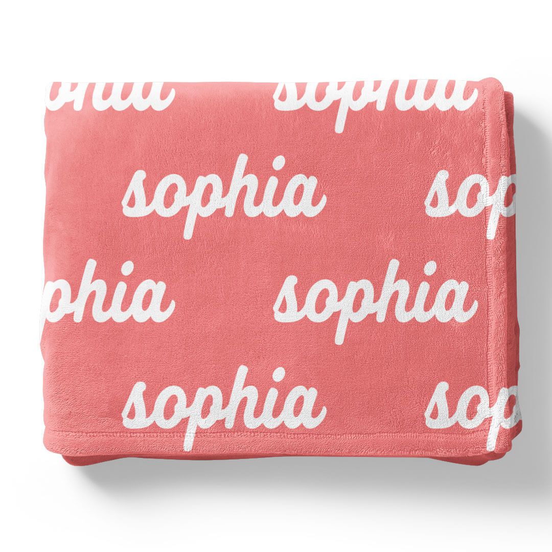 Rose Garden Personalized Color Blanket