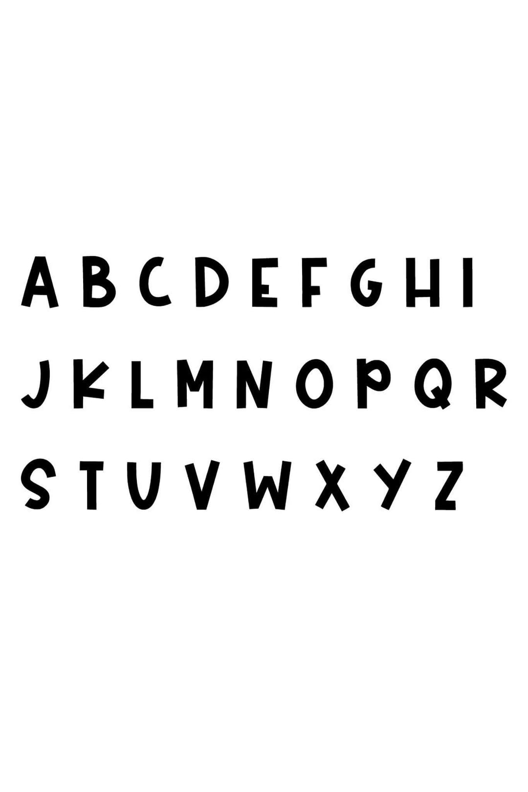 sugarluck uppercase font 
