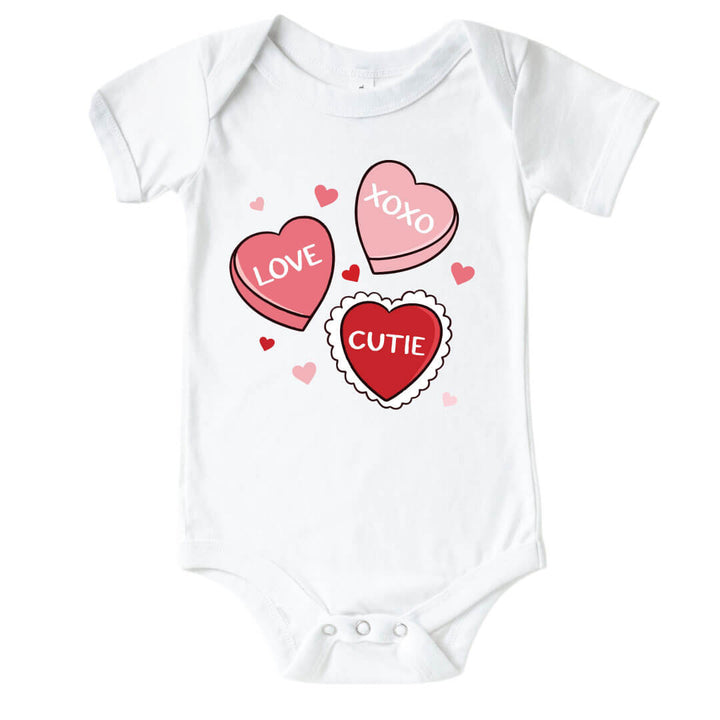 sweet like candy graphic bodysuit for babies 