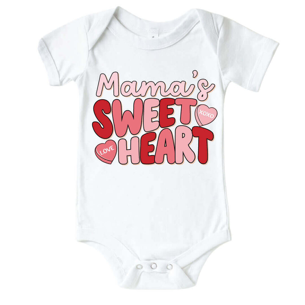 mama's sweet heart graphic bodysuit 
