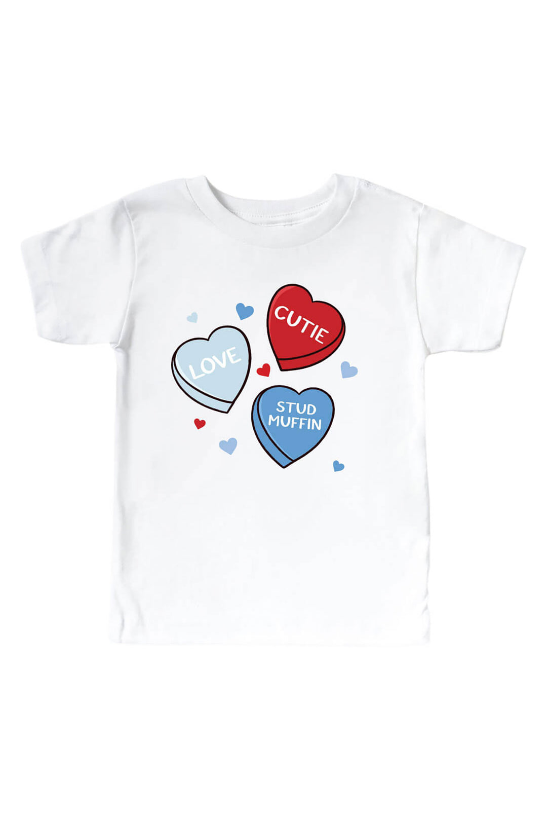 Sweet Like Candy Blue Graphic Bodysuit & Kids Tee | White