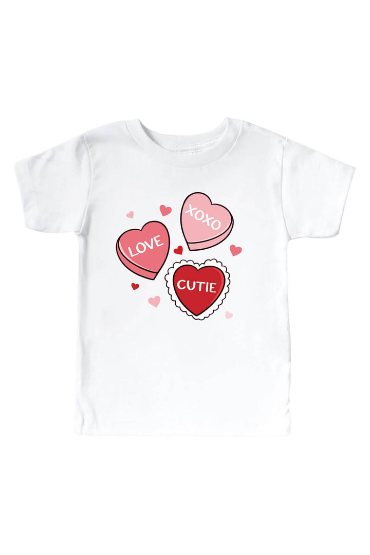 Sweet Like Candy Pink Graphic Bodysuit & Kids Tee | White