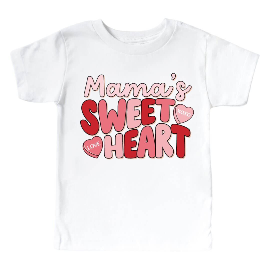 mama's sweet heart valentine's day graphic tee 