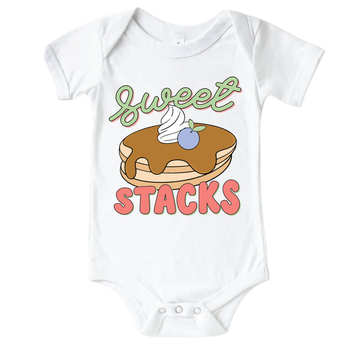 sweet stacks graphic bodysuit for babies 