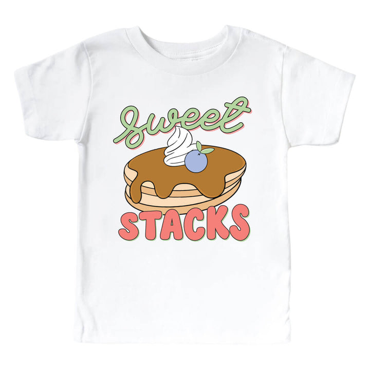 sweet stacks graphic tee for kids 