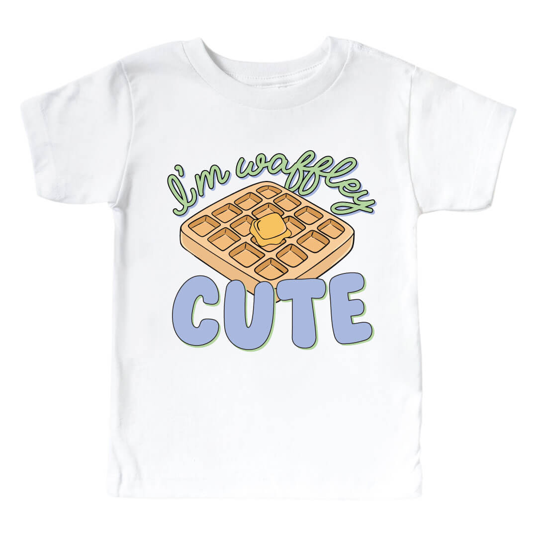 i'm waffley cute graphic tee