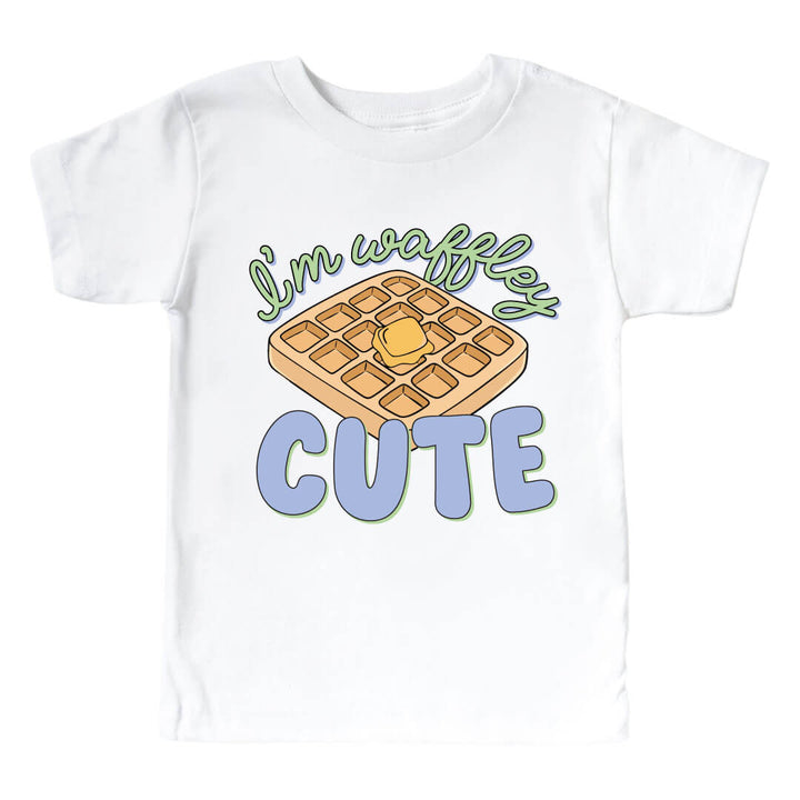 i'm waffley cute graphic tee