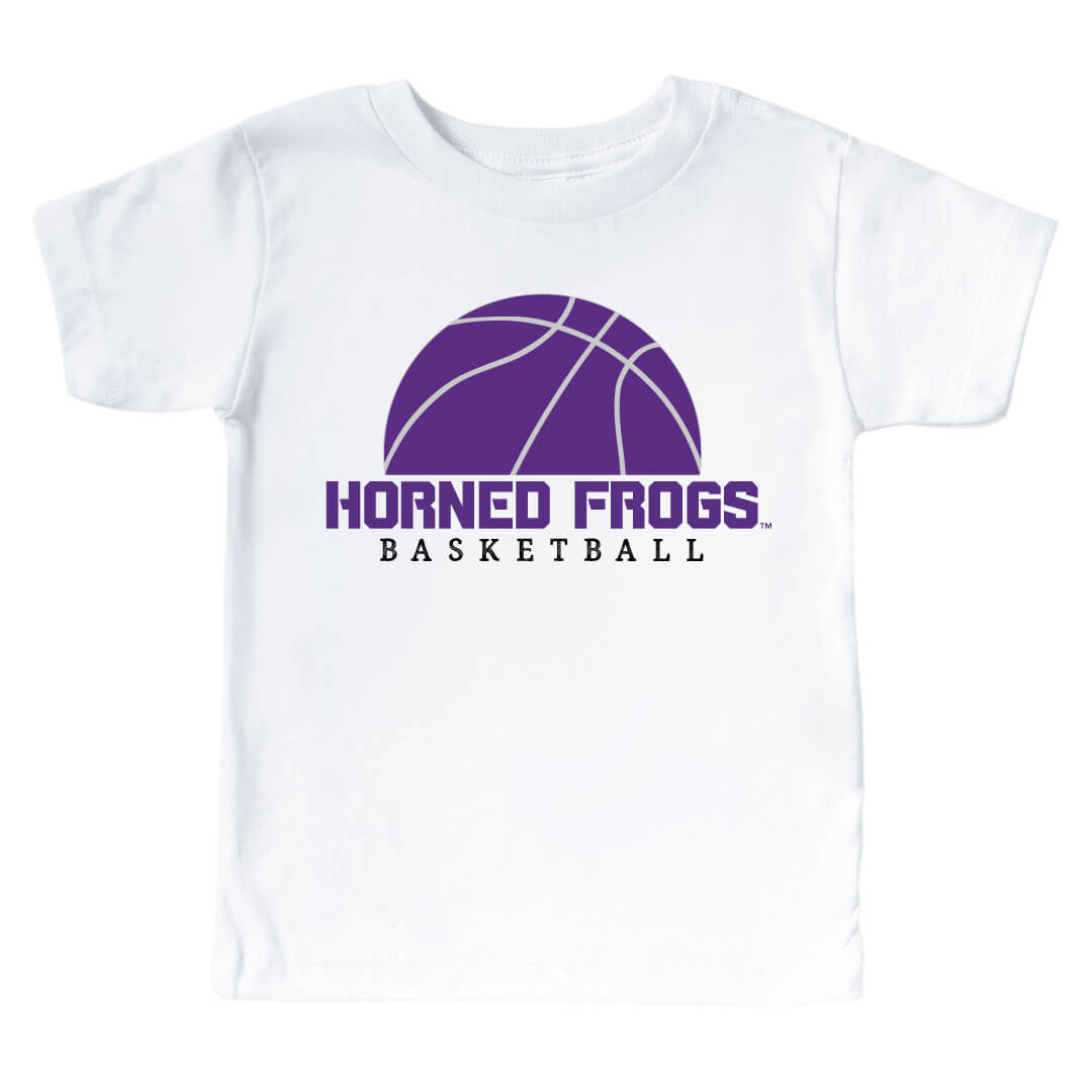 horned frogs basketball kids graphic tee 