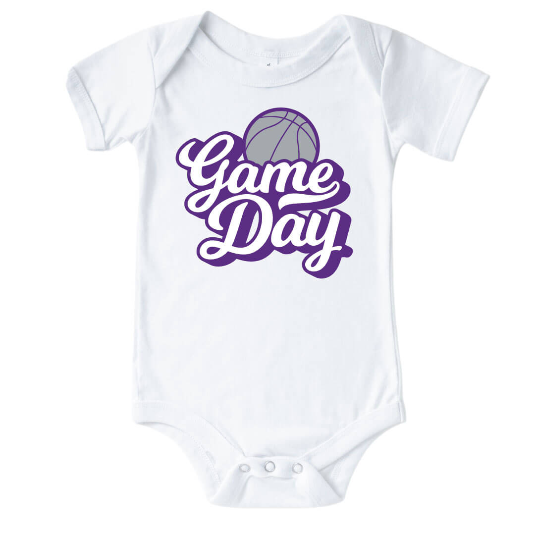 tcu game day basketball graphic tee for babies 