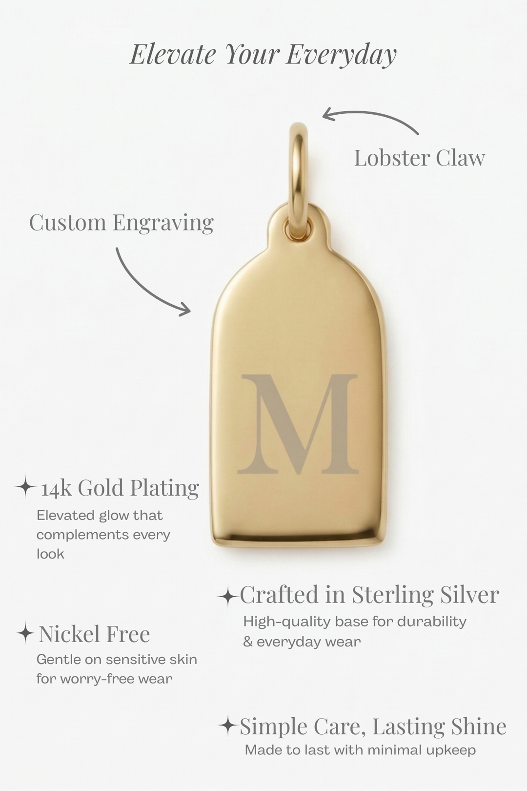 Engraved Charms