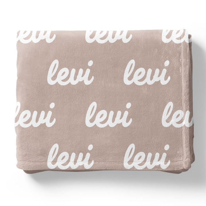 Personalized Color Blanket | Taupe