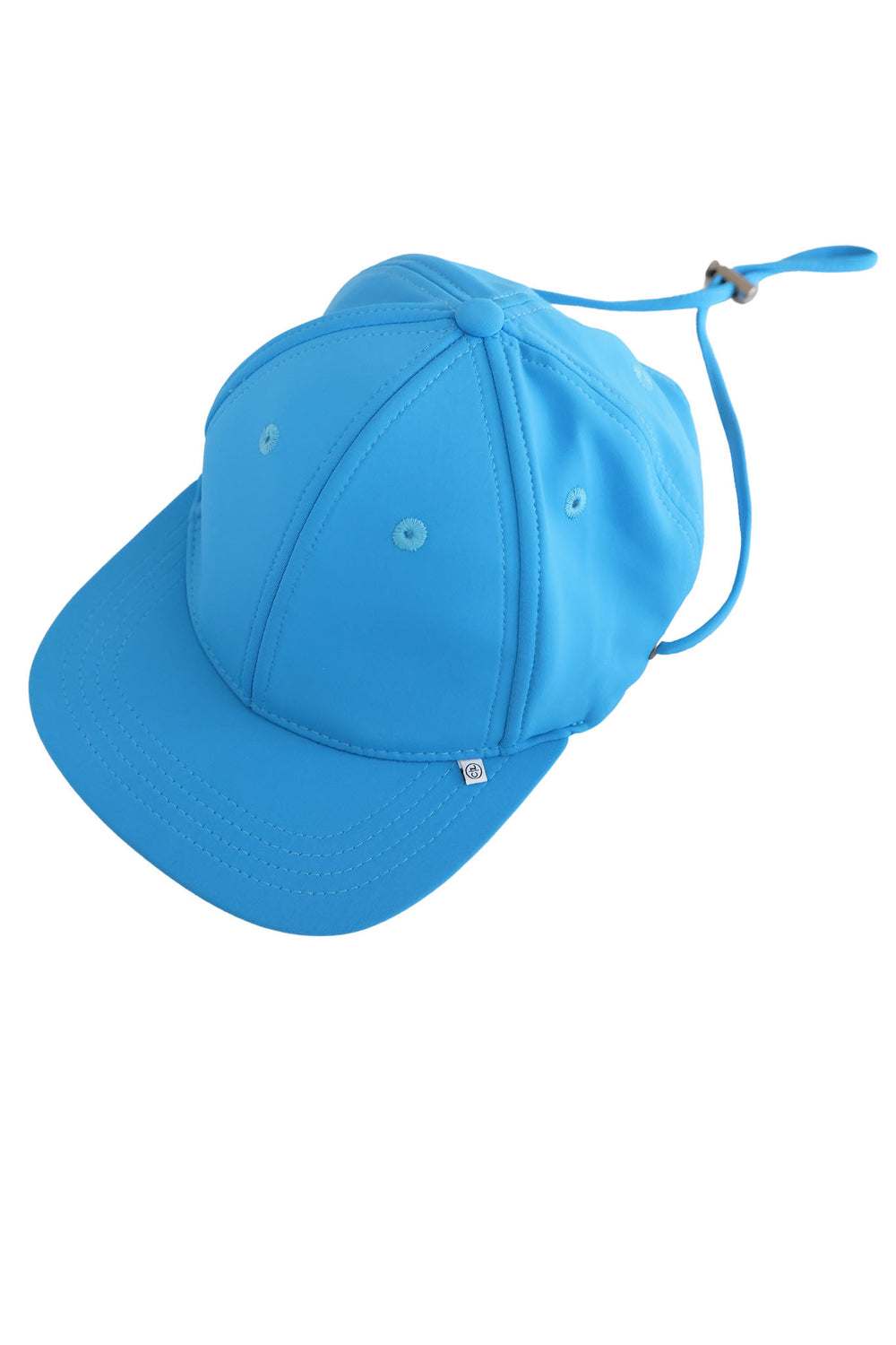 bright blue adjustable surf hat 