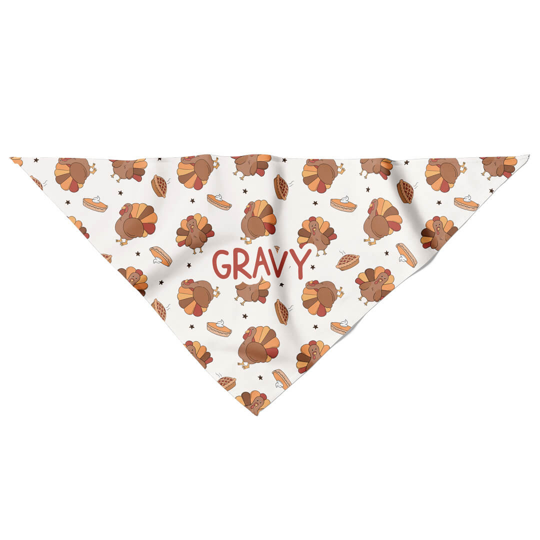 personalized pet bandana that matches thanksgiving matching pajamas 