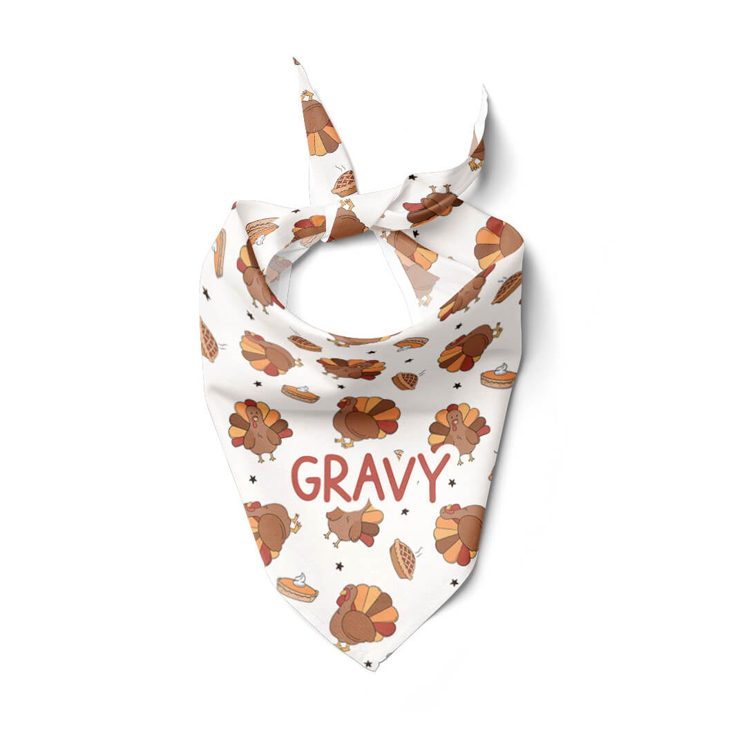 turkey treats personalized pet bandana 
