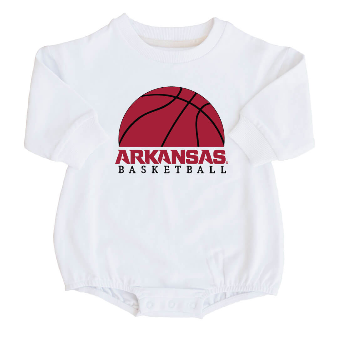 University of Arkansas | Basketball Graphic Sweatshirt Bubble Romper