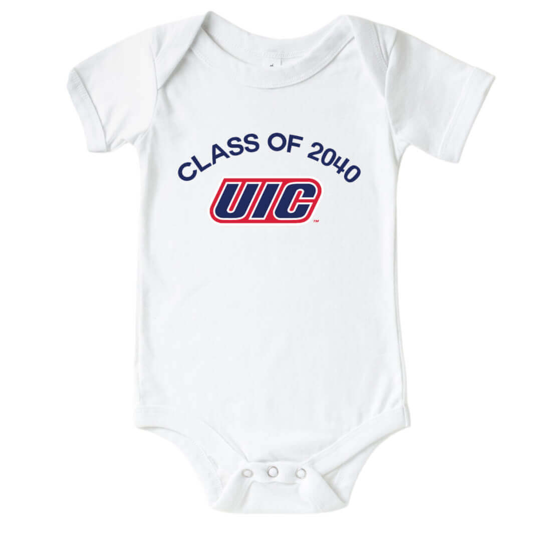 uic personalized graphic onesie class of 