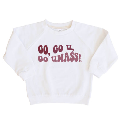 go umass graphic sweatshirt for kids 